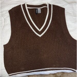 Brown Sweater Vest
